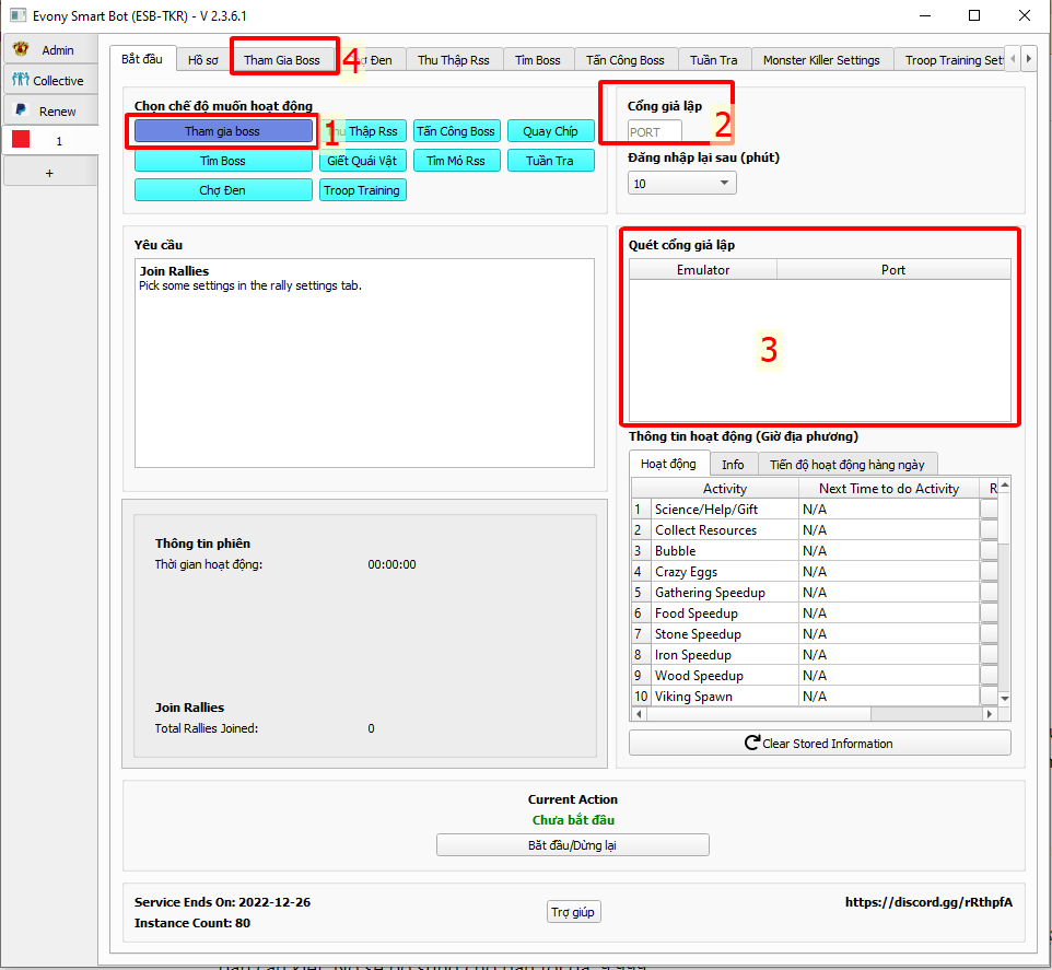Hướng Dẫn Tham Gia Cuộc Biều Tình Boss 1 Auto Evony - Bot Evony - Evony Smart Bot - ESB TKR - The King's Return image 6 Auto Evony - Bot Evony - Evony Smart Bot - ESB TKR - The King's Return